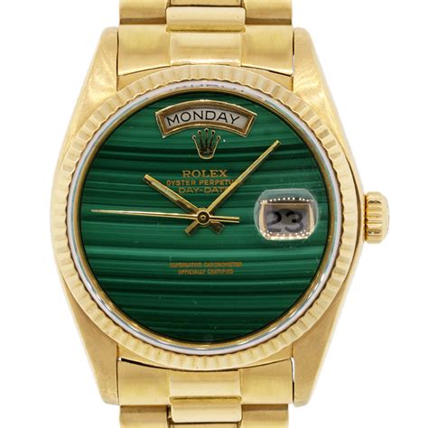 rolex malachite dial